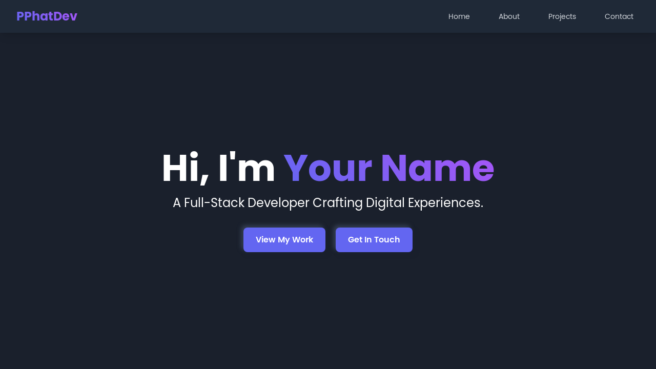 PPhatDev Portfolio